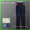 child long knit denim pants OEM